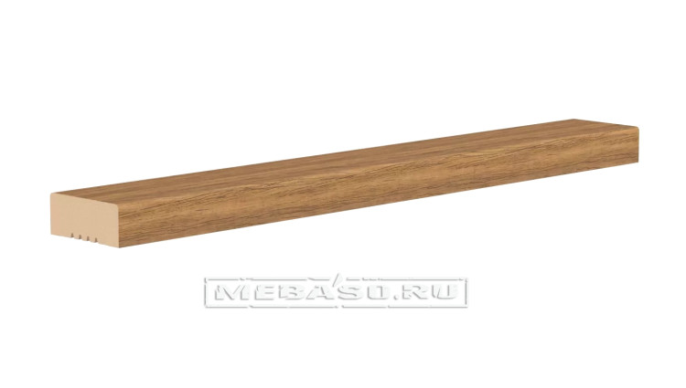 Рейка для стены с отделкой МДФ, B302-16 Дуб светло-коричневый х 10 шт.