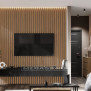 Рейка для стены с отделкой МДФ, B302-16 Дуб светло-коричневый х 10 шт.