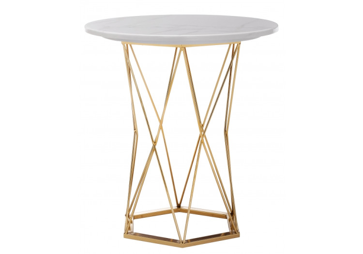 Melan white / gold