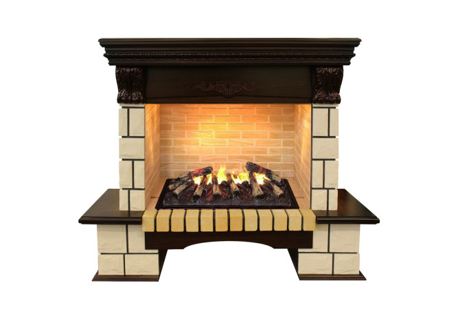 RealFlame Stone Lux AO с Cassette 630M 3D