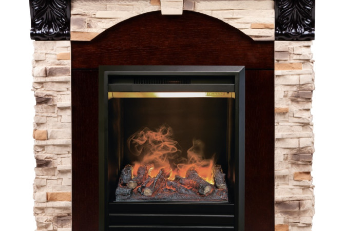 RealFlame Dublin Rock с Olympic 3D