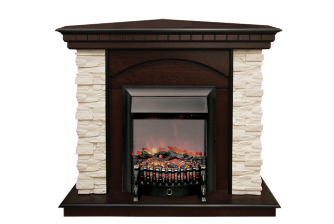 Elford Corner AO с очагом Fobos Lux BL S