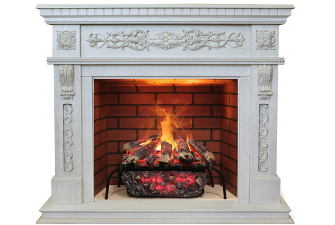 RealFlame Estella 26 WT с Silva Log + Brick 26 3D