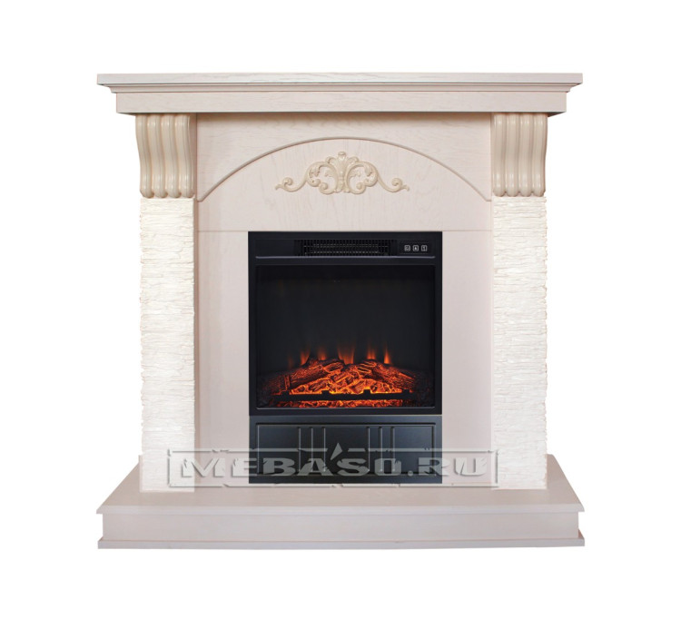 RealFlame Corfino WT с Junior 18 + подиум