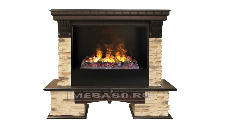 Rockland 26 AO с очагом 3D Cassette 630 + Black вставка