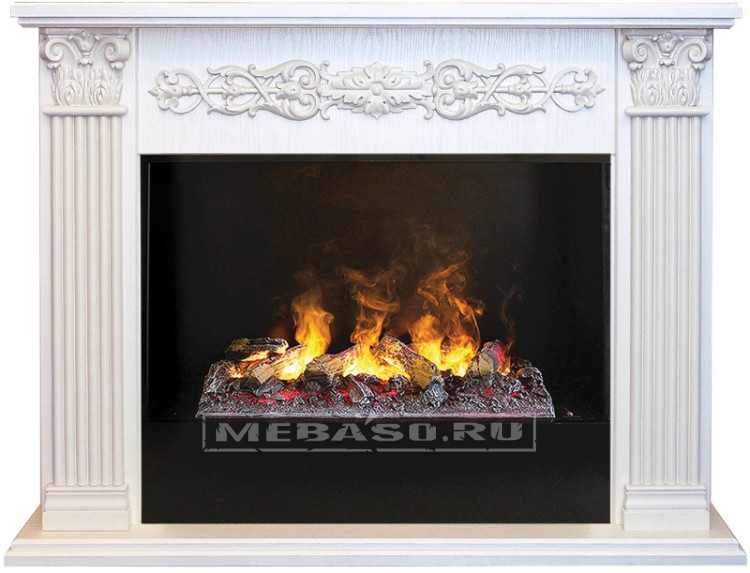 RealFlame Milton 26 WT 3D Cassette 630 + Black вставка