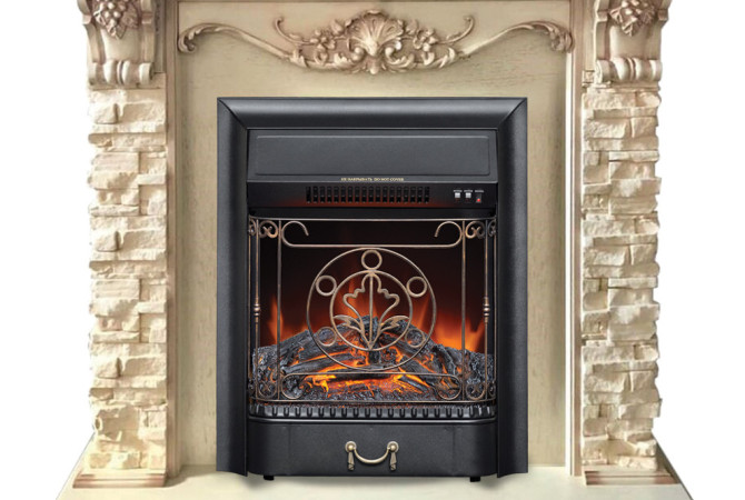 Patricia WT с очагом Majestic Lux Black