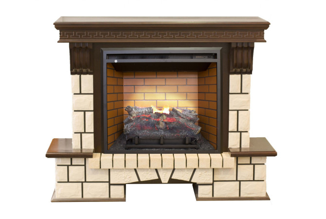 RealFlame Stone New 26 AO с Leeds 26 3D