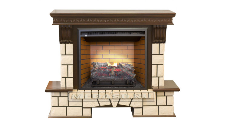 RealFlame Stone New 26 AO с Leeds 26 3D