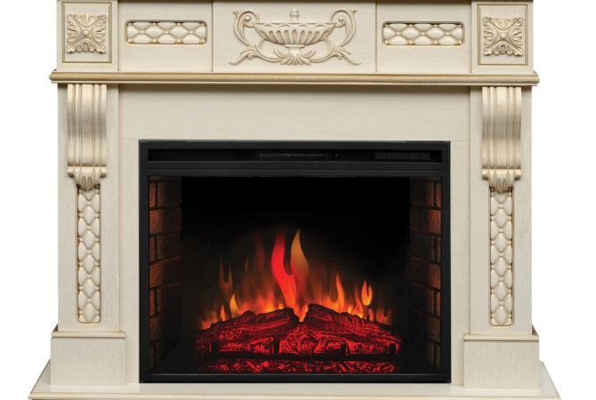 RealFlame Corsica Lux WT с Evrika 25,5 LED