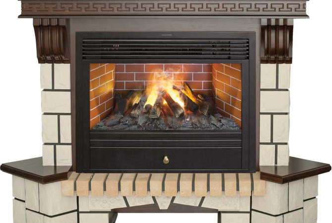 RealFlame Stone New Corner (угловой) 26 AO с Novara 26 3D