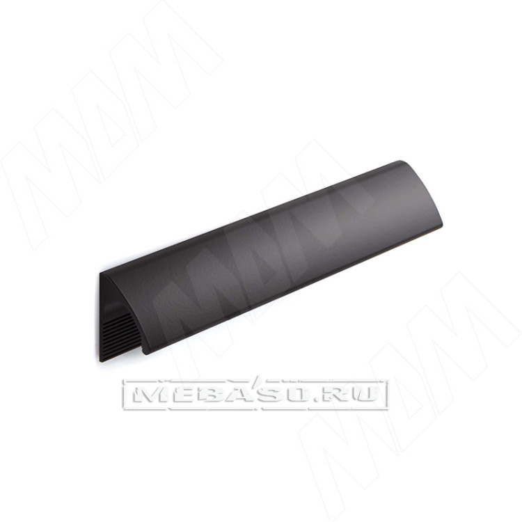 Профиль-ручка 160мм (L=180мм) черный матовый (краска RAL9005)
