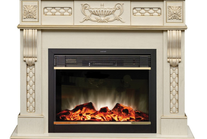 RealFlame Corsica Lux WT с Moonblaze LUX BR