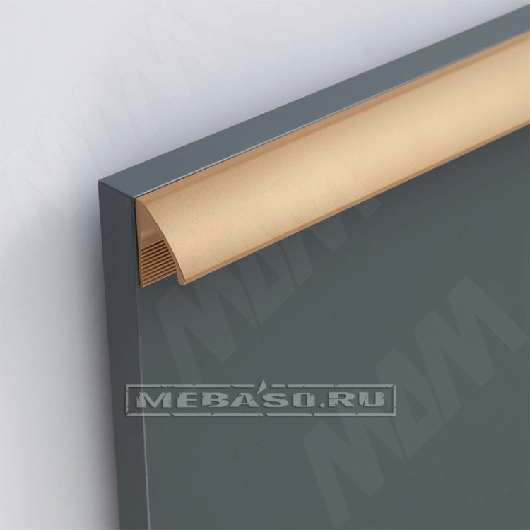 Профиль-ручка 1152мм (L=1400мм) золото матовое (краска)