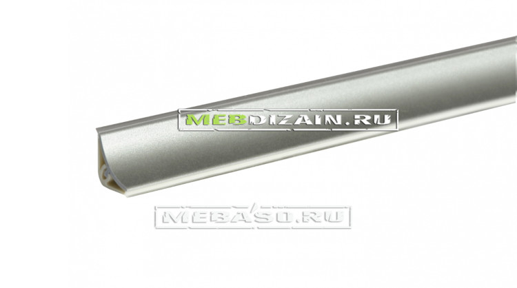 Плинтус LB-15 Aлюминий Сатина 20-15-0-611