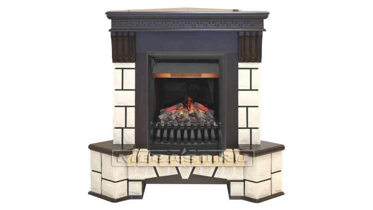 Stone Corner STD c очагом 3D Oregan