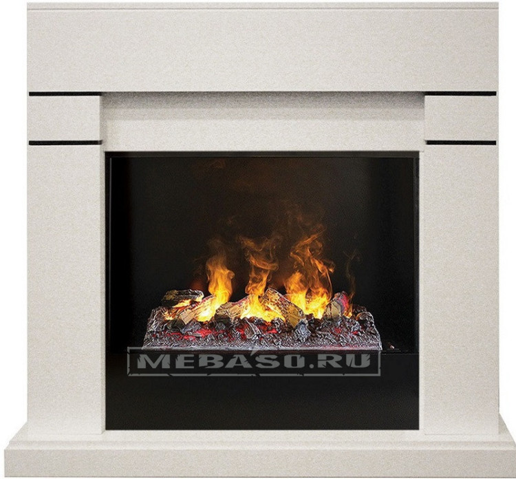 RealFlame Lindelse 26 WT 3D Cassette 630 + Black вставка