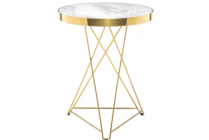 Milena white / gold