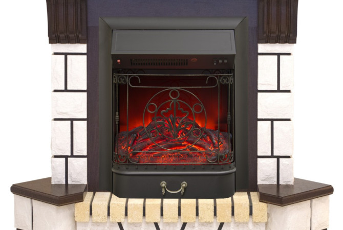 RealFlame Stone New Corner (угловой) AO с Majestic Lux