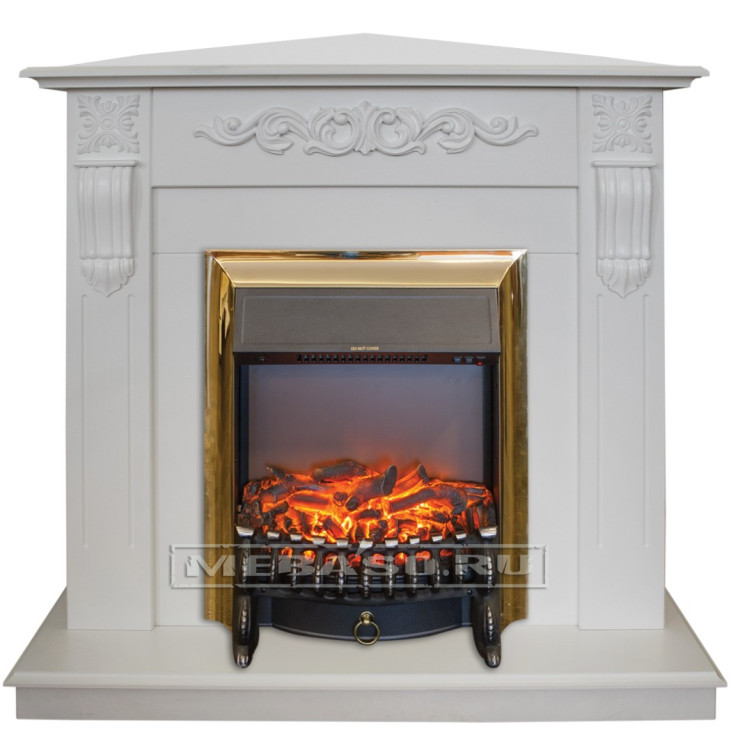 RealFlame Dominica Corner WT c  очагом Fobos Lux BR S