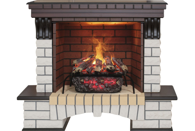 RealFlame Country 26 AO Brick с Silva Log 3D