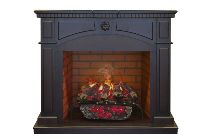 RealFlame Eva 26 AO Brick с Silva Log 3D