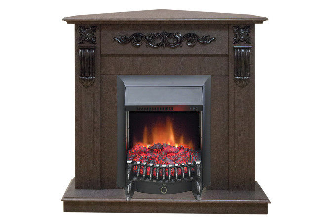 Dominica Corner DN c  очагом Fobos S Lux Black
