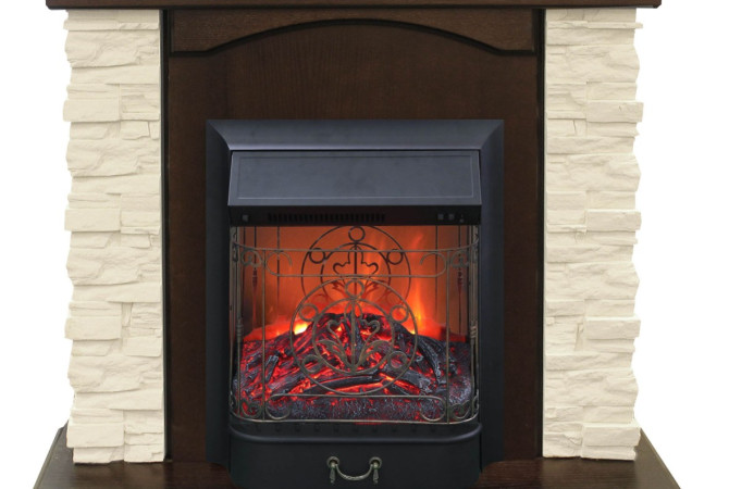 RealFlame Elford Corner (угловой) AO с Majestic Lux S BR